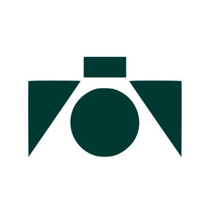 Modernist Minimal Camera Logo #003932