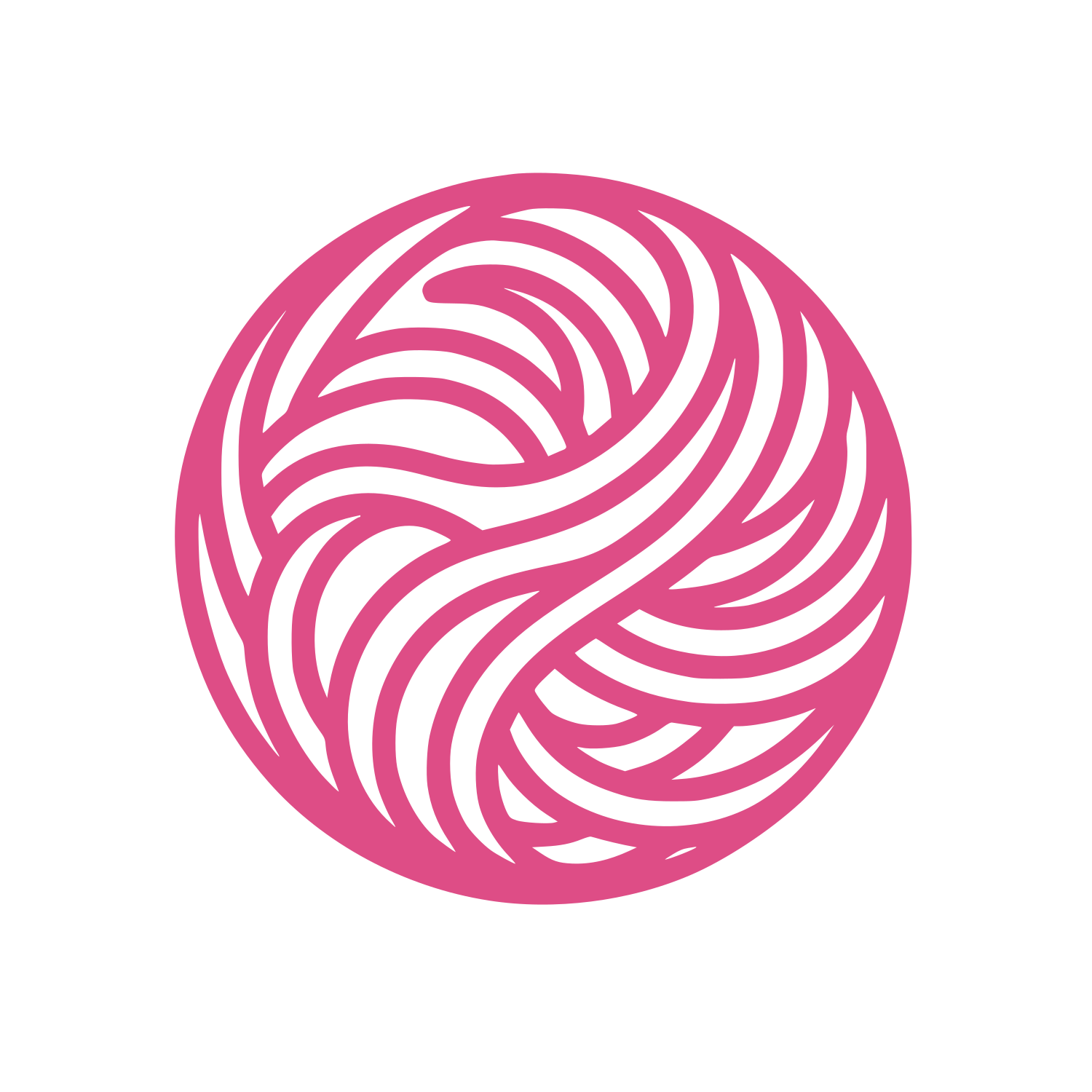 Knot Logo #DE4D86