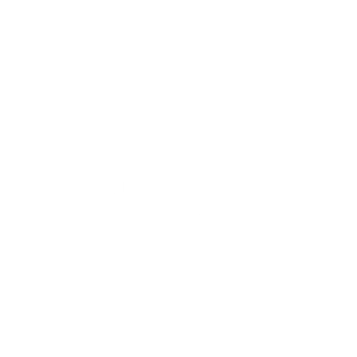 Pixel Headphones Star Logo #ffffff