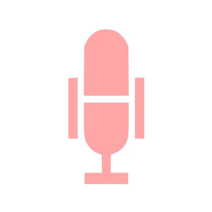 Swiss Style Microphone Logo #ffa6a6