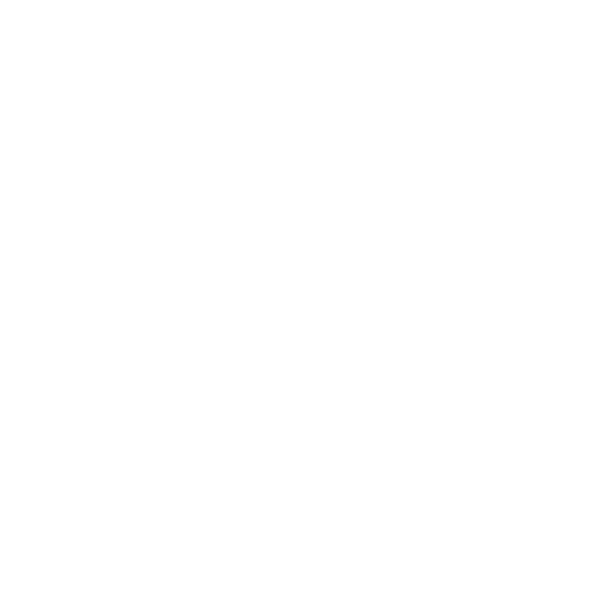 Retro Microphone Stand Logo #ffffff