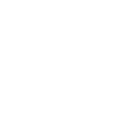 Retro Microphone Stand Logo #ffffff