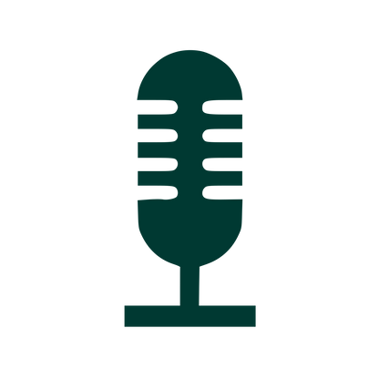 Retro Microphone Stand Logo #003932