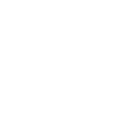 Microphone Silhouette Logo #ffffff