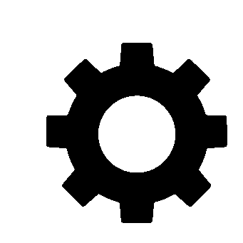 Gear Cog Settings Logo