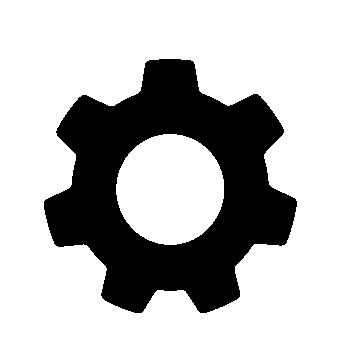 Gear Cog Settings Logo