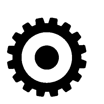 Gear Cog Settings Logo