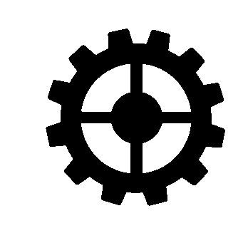 Gear Wheel Pictogram Logo
