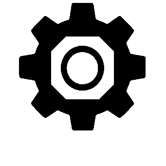 Gear Cog Settings Logo