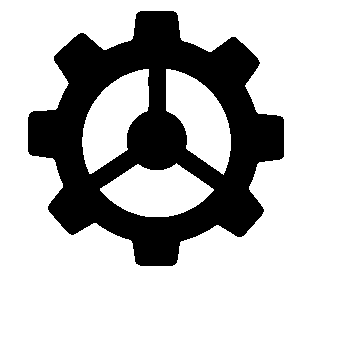 Gear Settings Pictogram Logo
