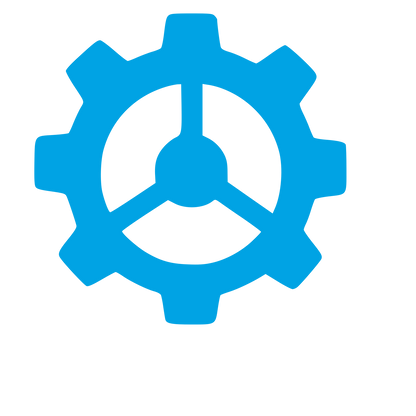 Gear Settings Pictogram Logo #00a3e4