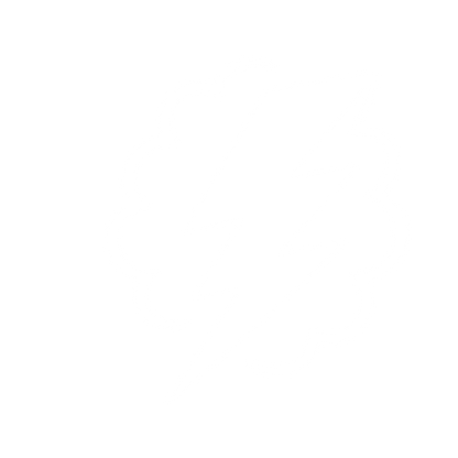Lightning Bolt Cloud Logo #ffffff