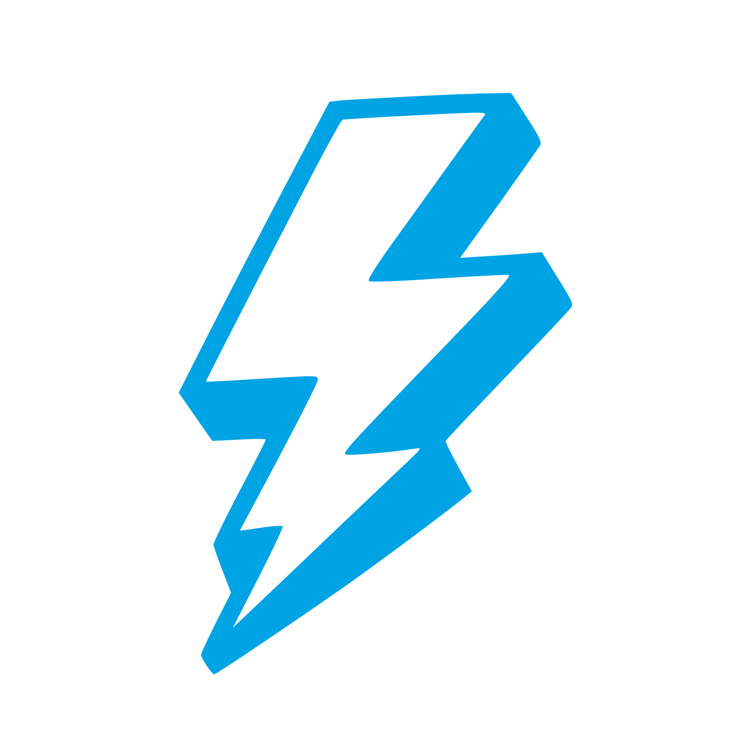 Tattoo Flash Lightning Bolt Logo #00a3e4