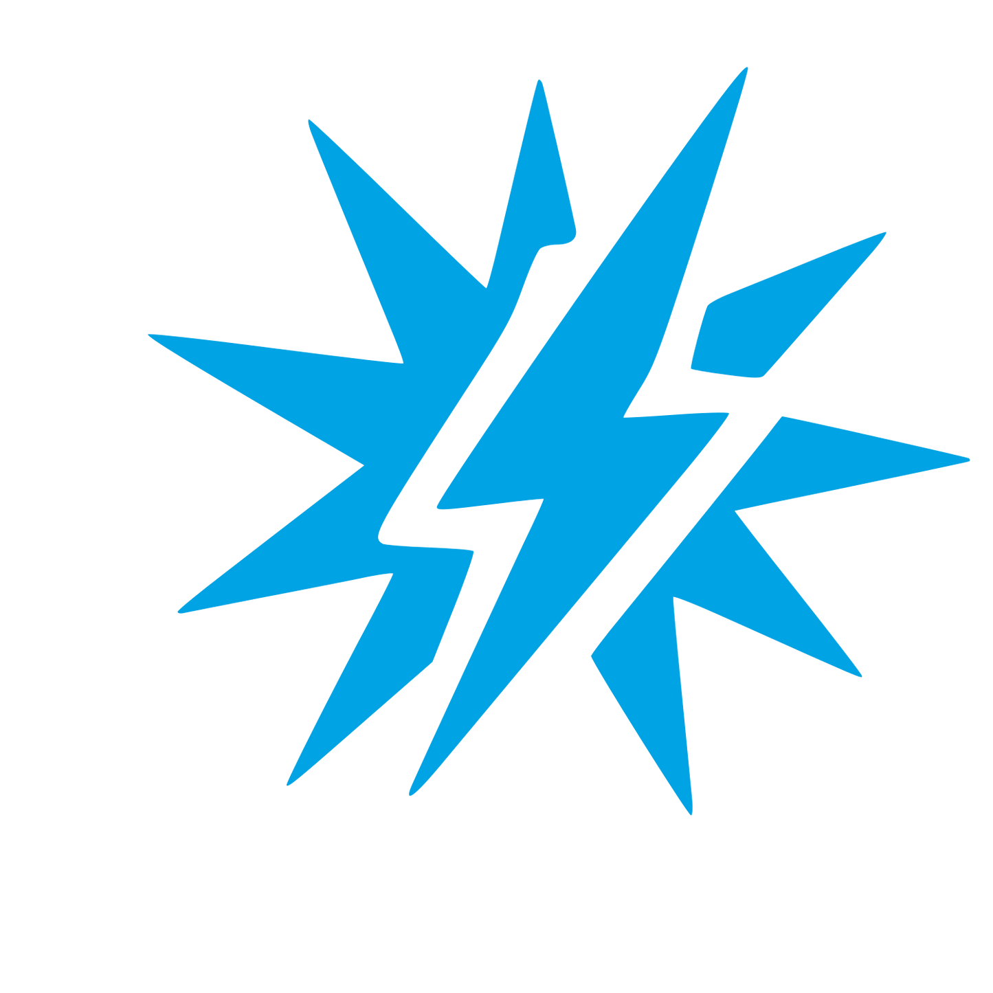 Tattoo Flash Lightning Bolt Logo #00a3e4