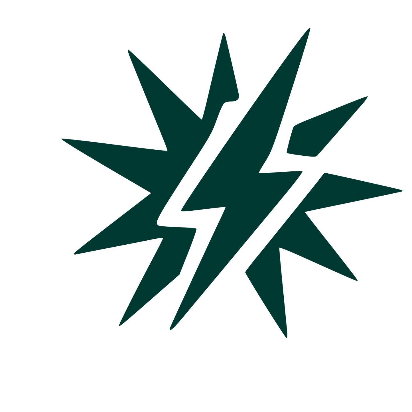 Tattoo Flash Lightning Bolt Logo #003932