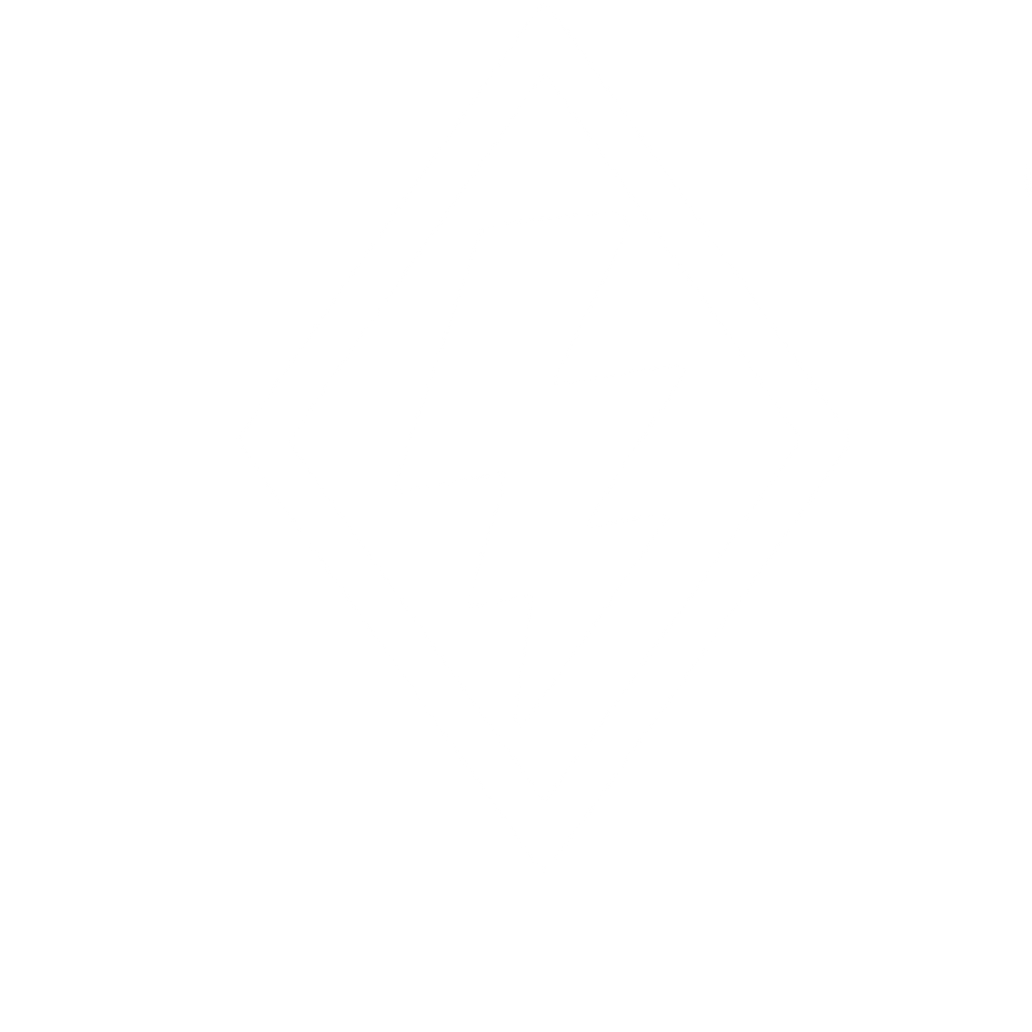 Lightning Bolt Diamond Logo #ffffff
