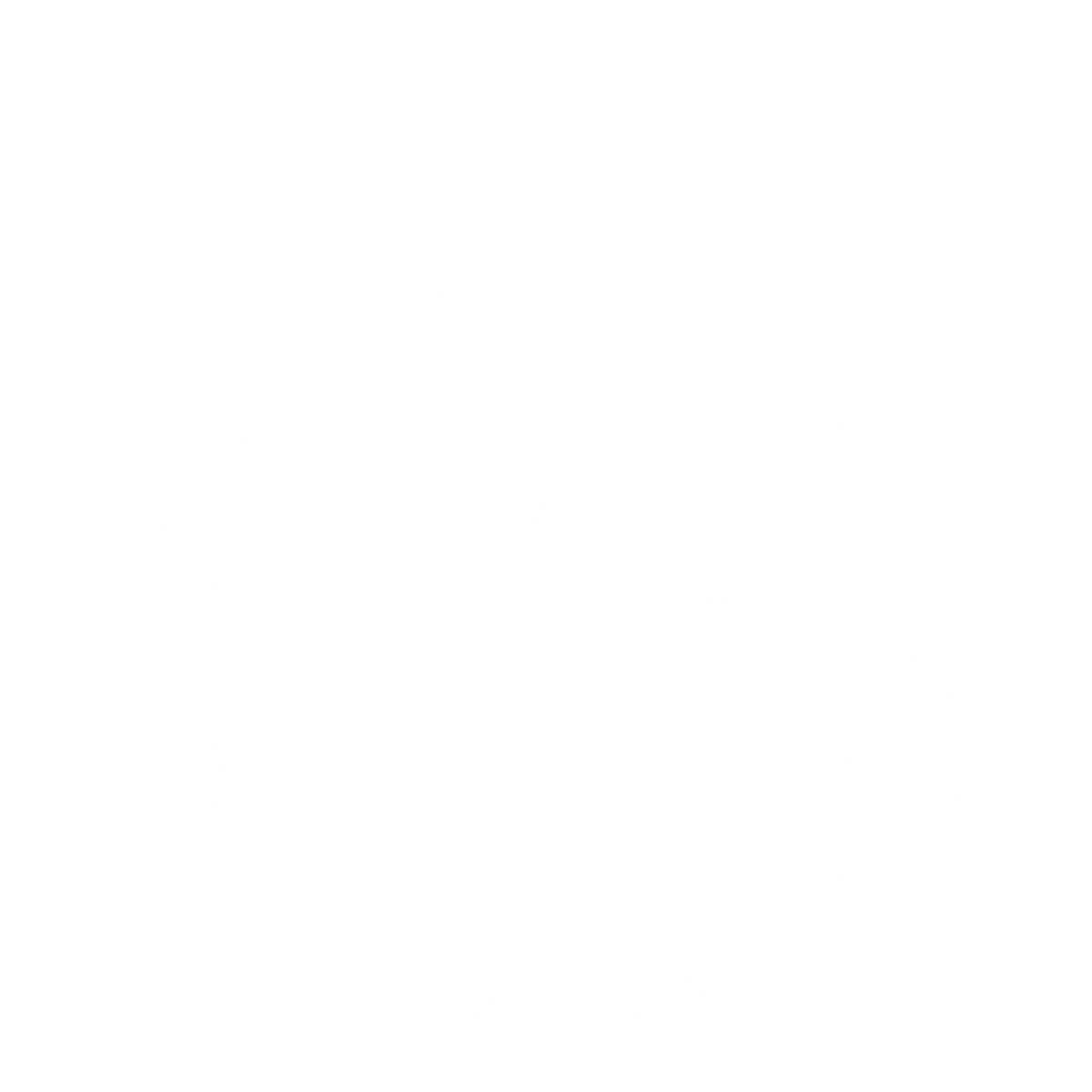 Satellite Orbit Circle Logo #ffffff