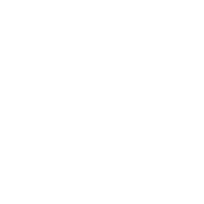 Satellite Orbit Circle Logo #ffffff
