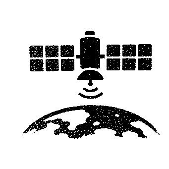 Satellite Earth Signal Logo