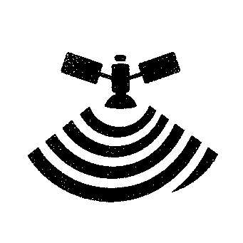 Satellite Signal Broadcast Logo