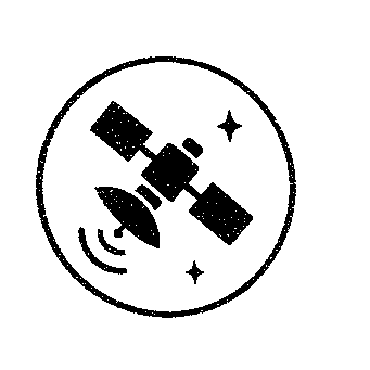 Satellite Orbit Circle Logo