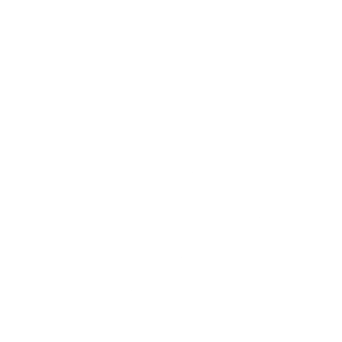 Satellite Orbit Circle Logo #ffffff