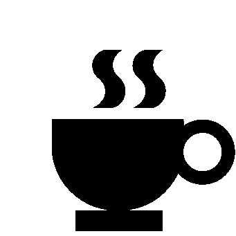 Hot Coffee Cup Logo