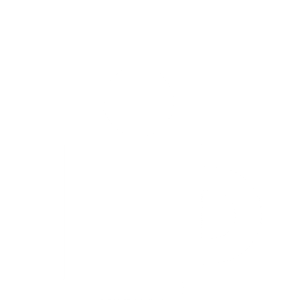 Coffee Cup Person Logo #ffffff