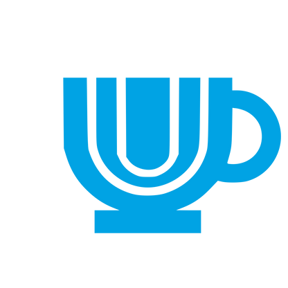 Coffee Cup Logo #00a3e4