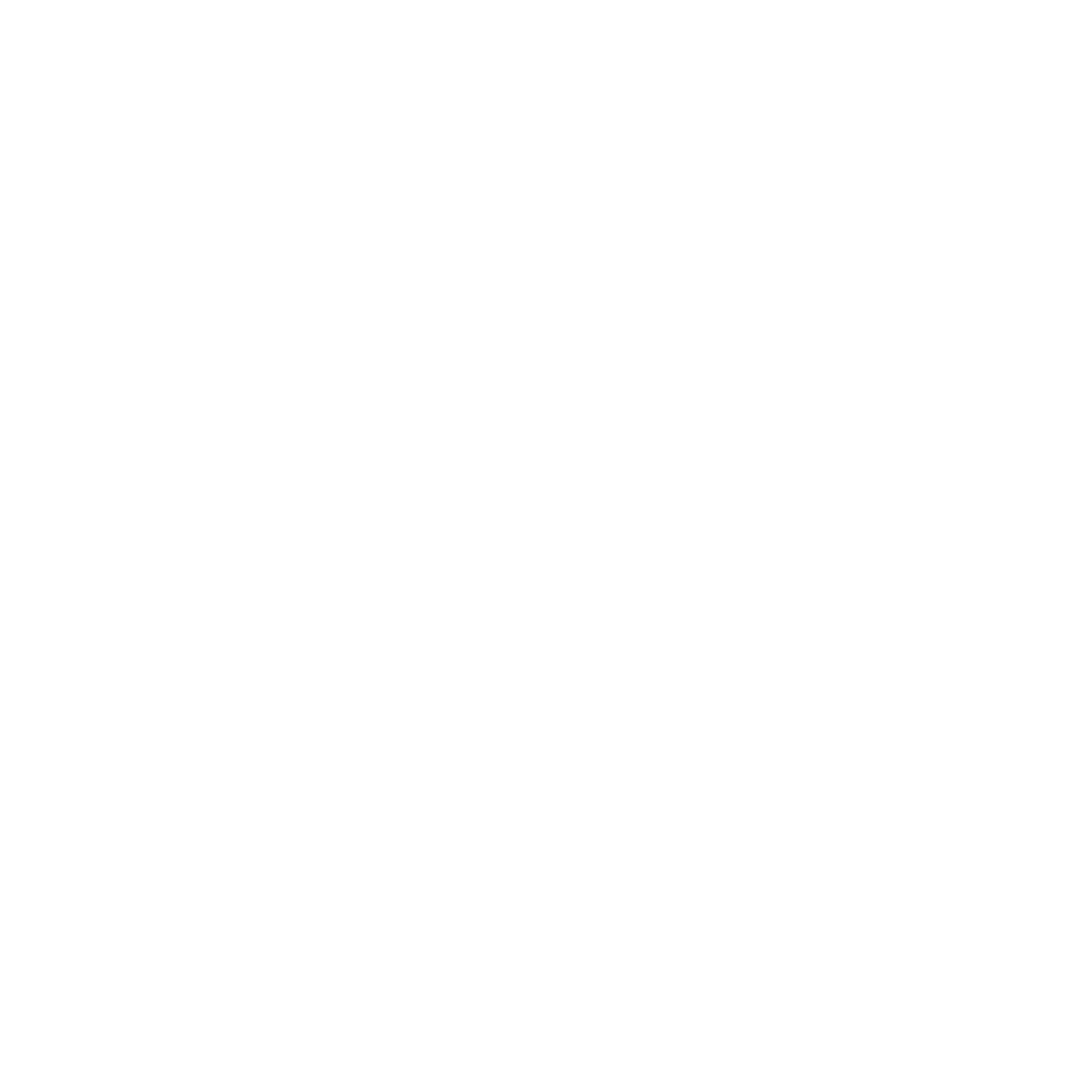 Bold Coffee Cup Logo #ffffff