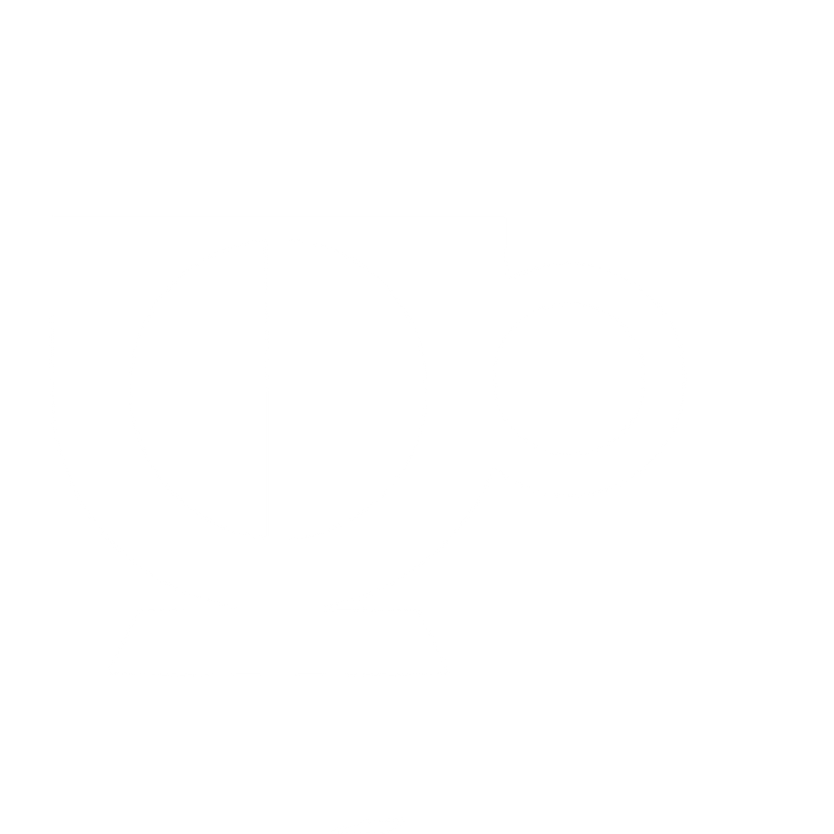 Bold Geometric Coffee Cup Logo #ffffff