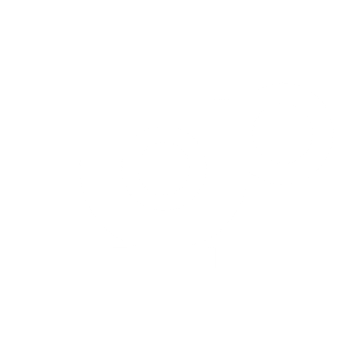 Coffee Cup Bold Logo #ffffff