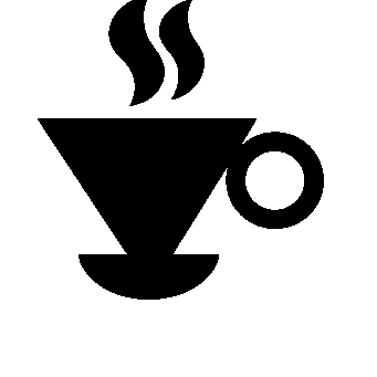 Pour Over Coffee Cup Logo