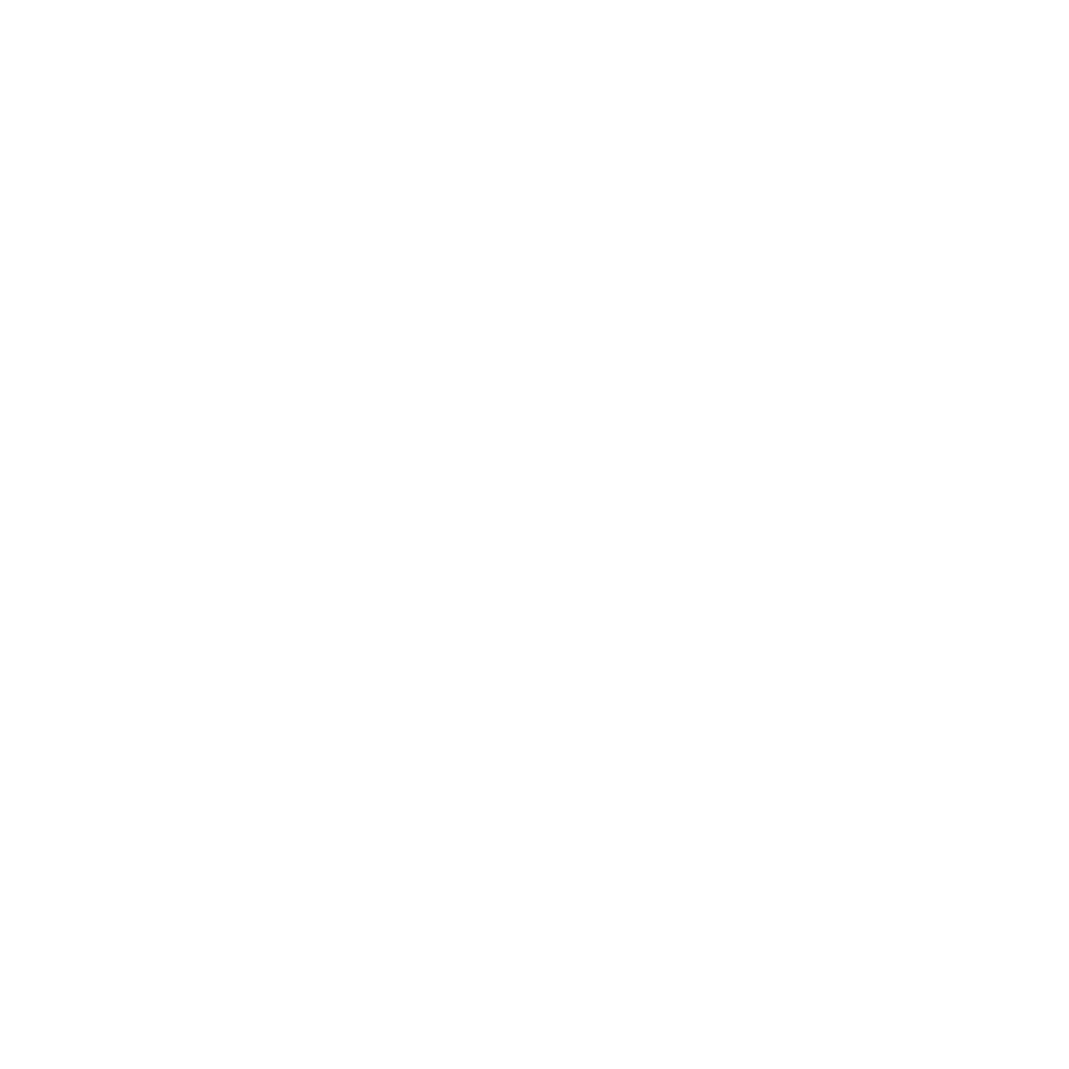 Monoline Pizza Slice Logo #ffffff
