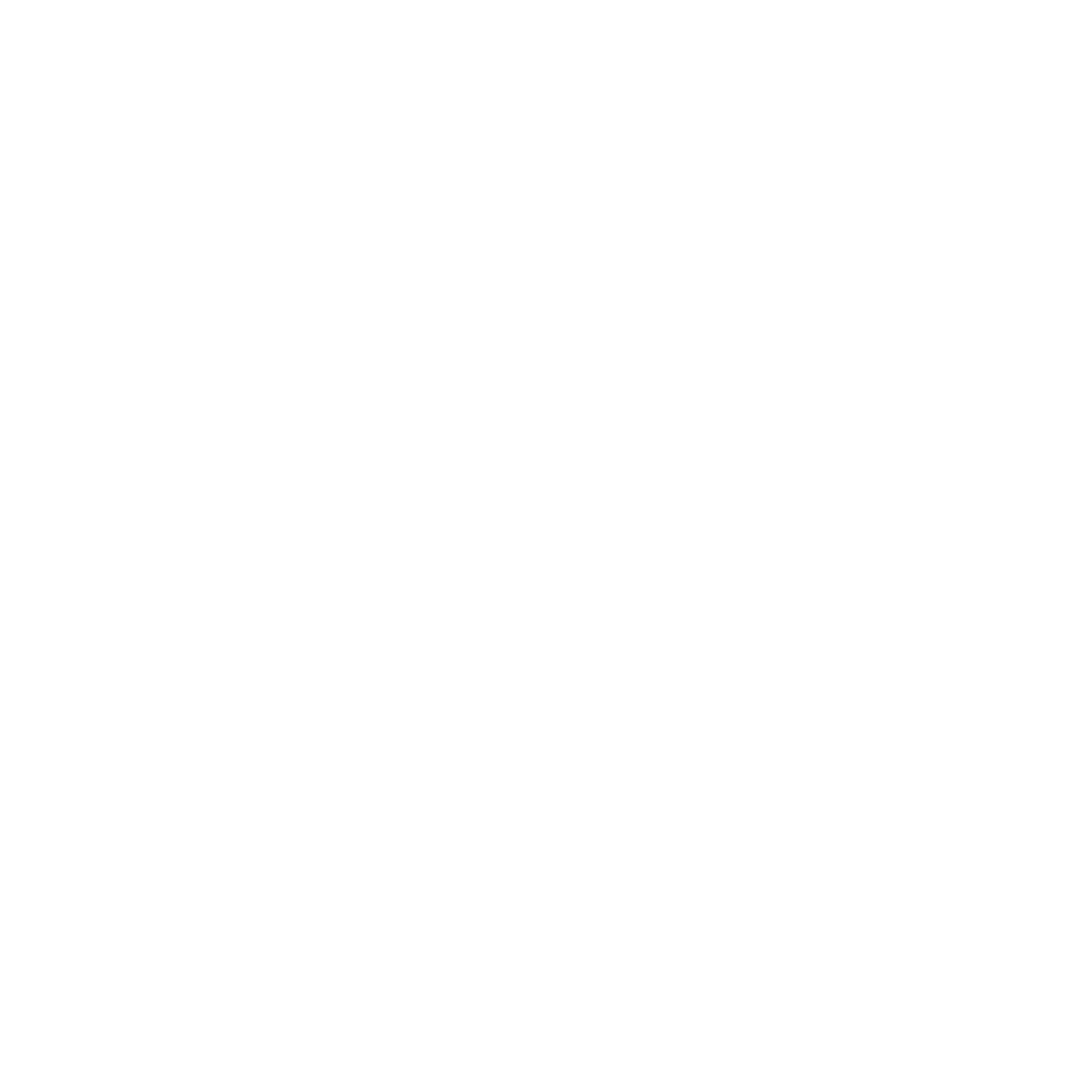 Monoline Pizza Slice Logo #ffffff