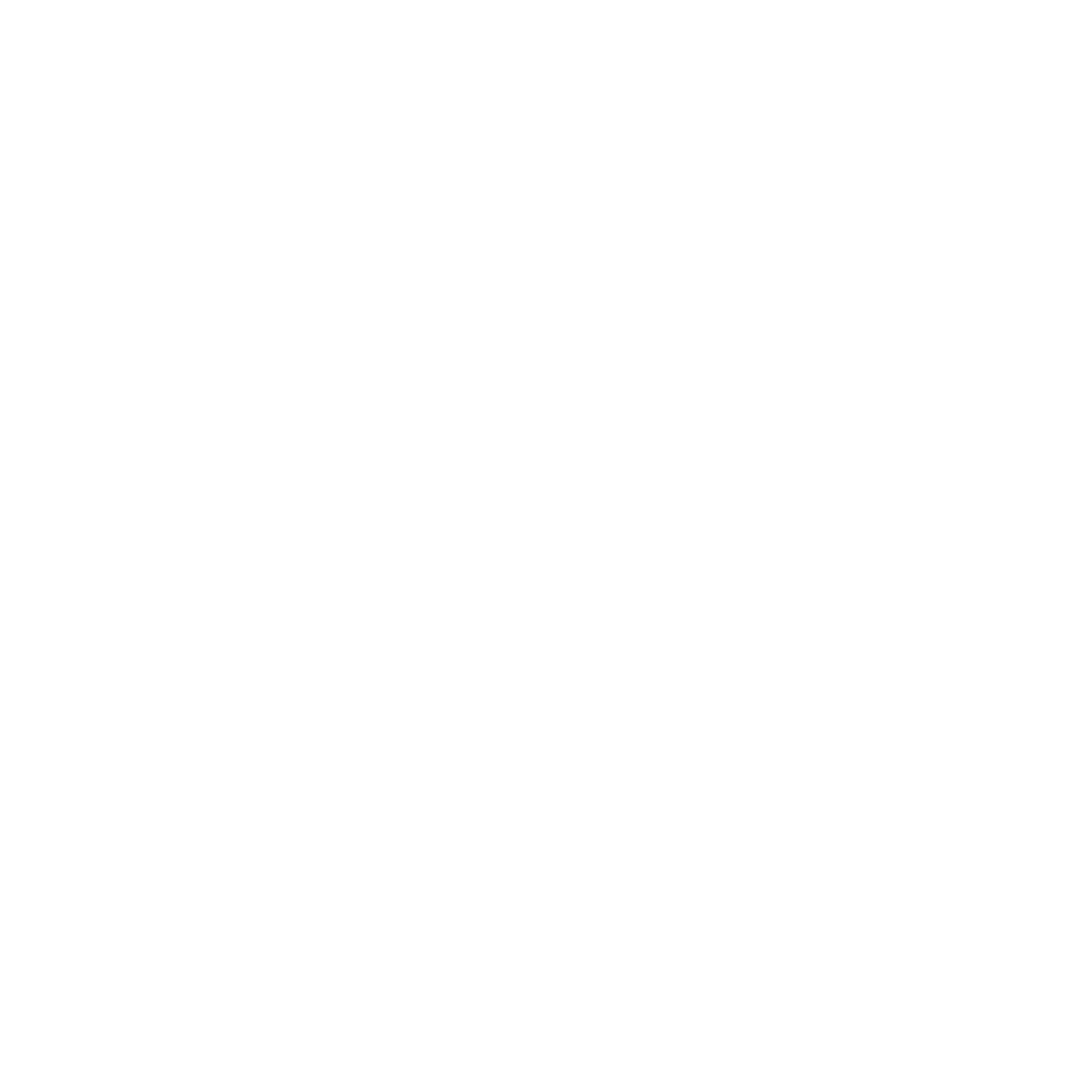 Monoline Pizza Slice Logo #ffffff