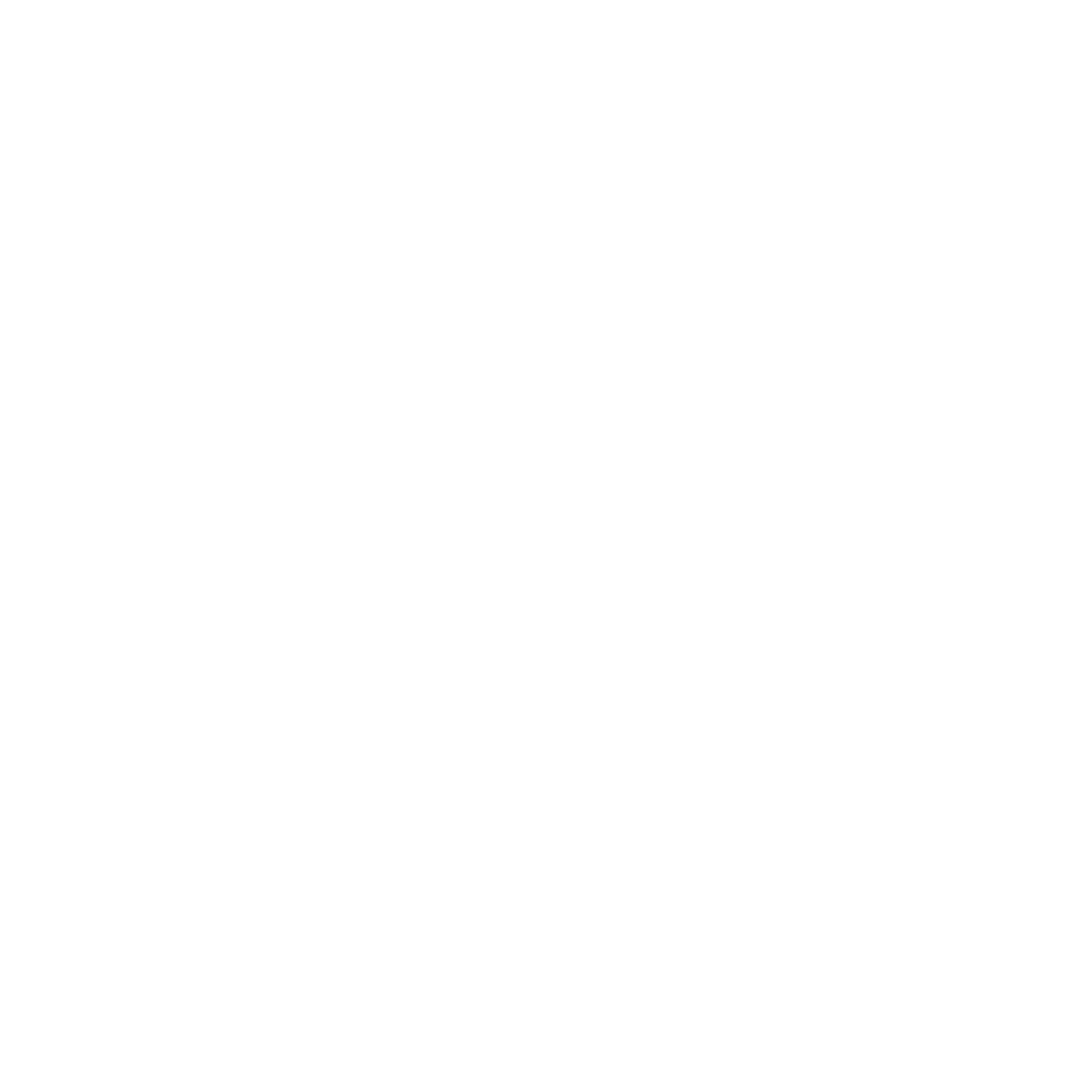 Monoline Pizza Slice Logo #ffffff