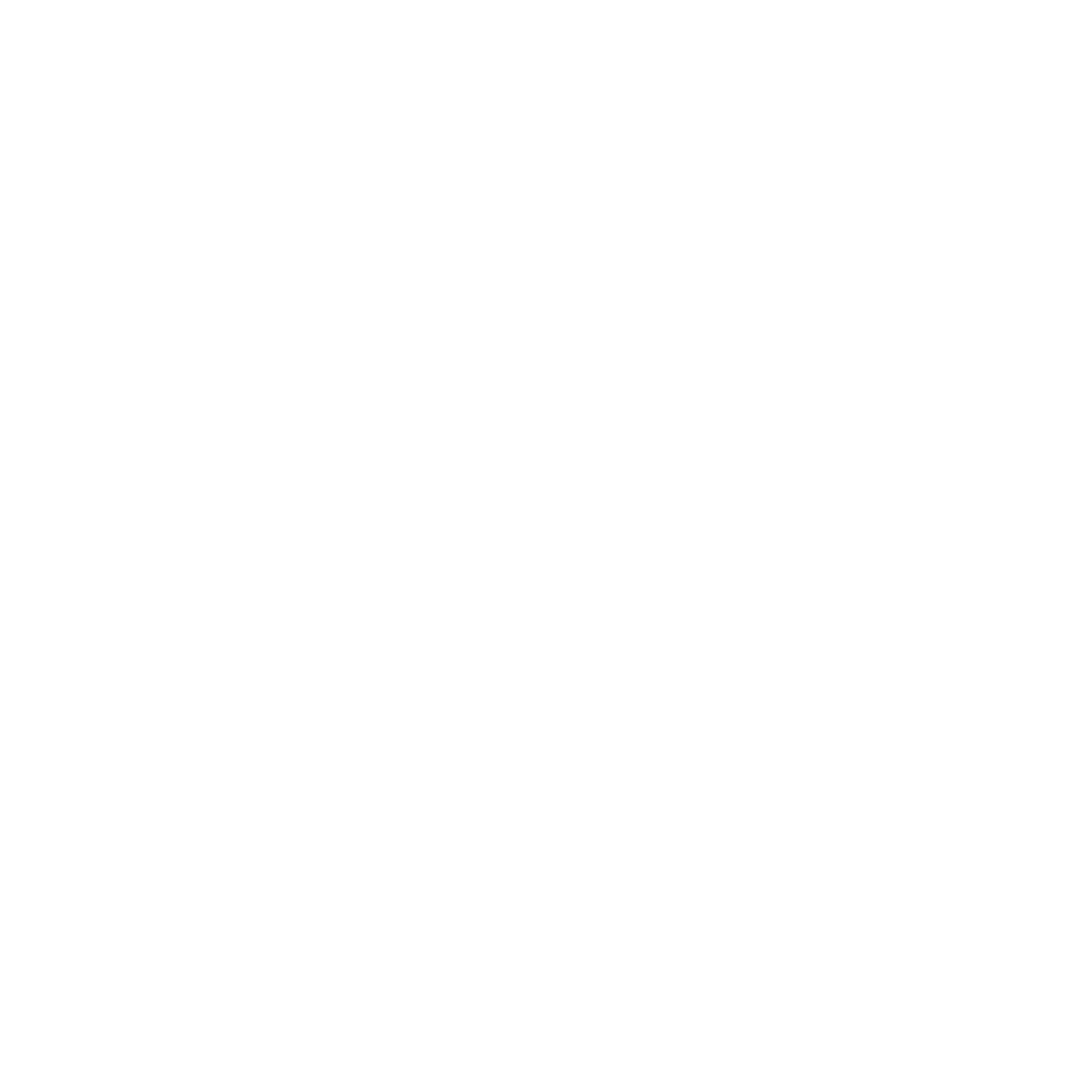 Monoline Pizza Slice Logo #ffffff