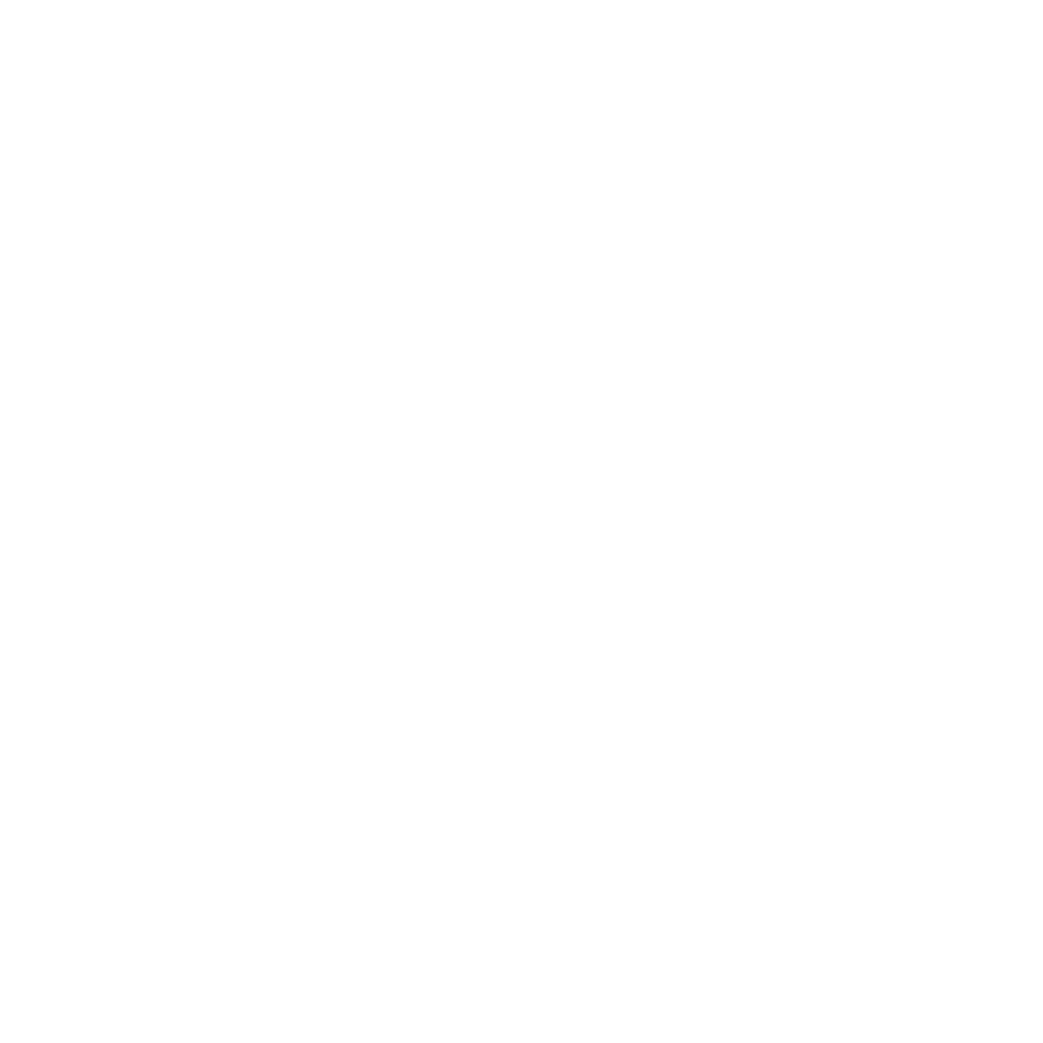 Hexagon Donut Negative Space Logo #ffffff