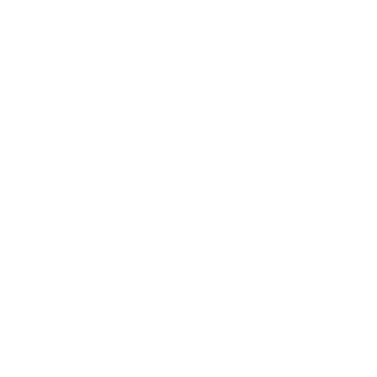 Donut Map Pin Logo #ffffff
