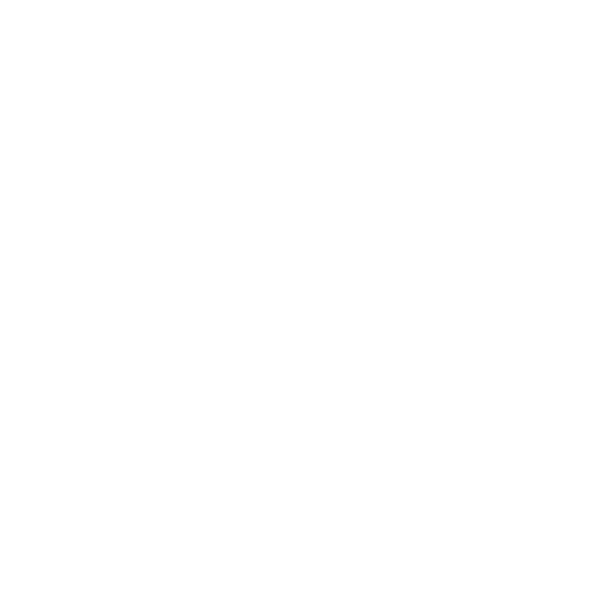 Donut Shopping Bag Logo #ffffff