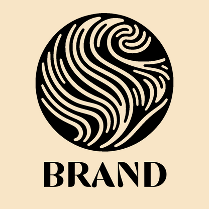 Swirling Lines Circular Logo preview