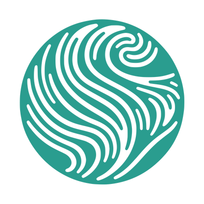 Swirling Lines Circular Logo #2A9D8F