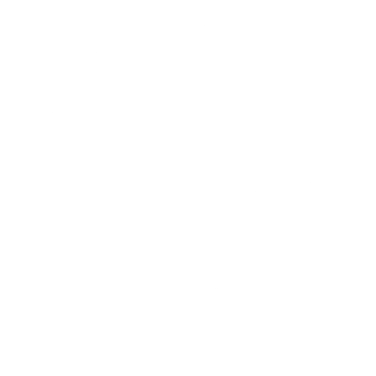 Donut Chat Bubble Logo #ffffff