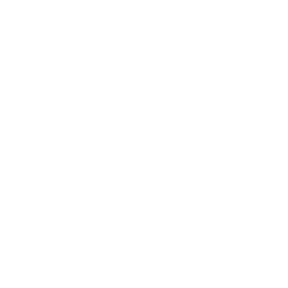 Donut Chat Bubble Logo #ffffff