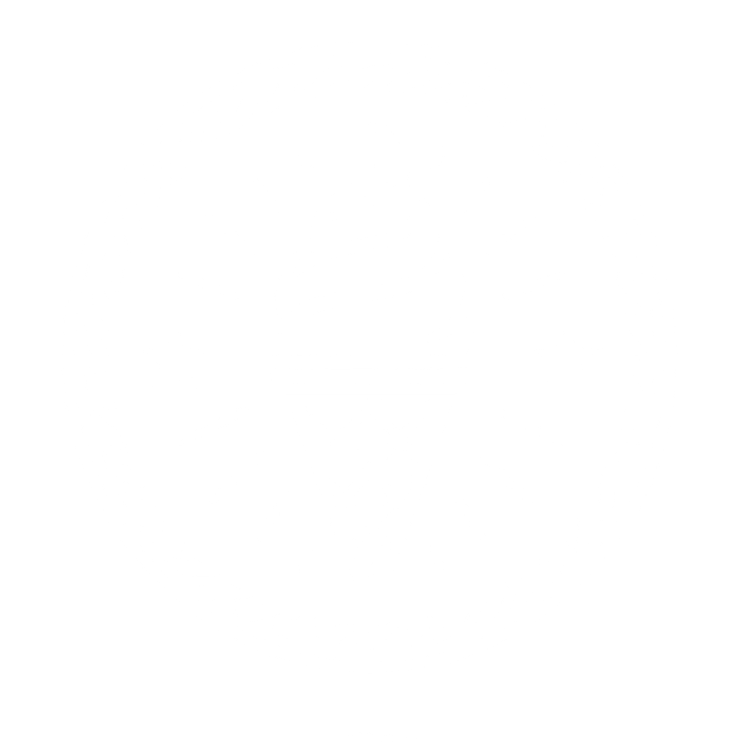 Ice Cream Cone Badge Logo #ffffff