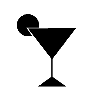 Bauhaus Cocktail Glass Logo