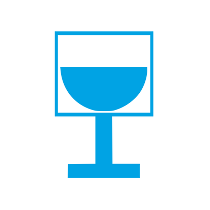 Bauhaus Wine Glass Logo #00a3e4