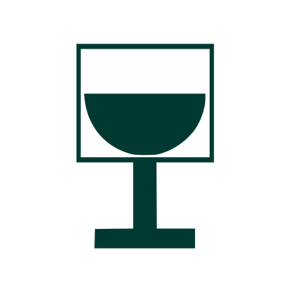 Bauhaus Wine Glass Logo #003932