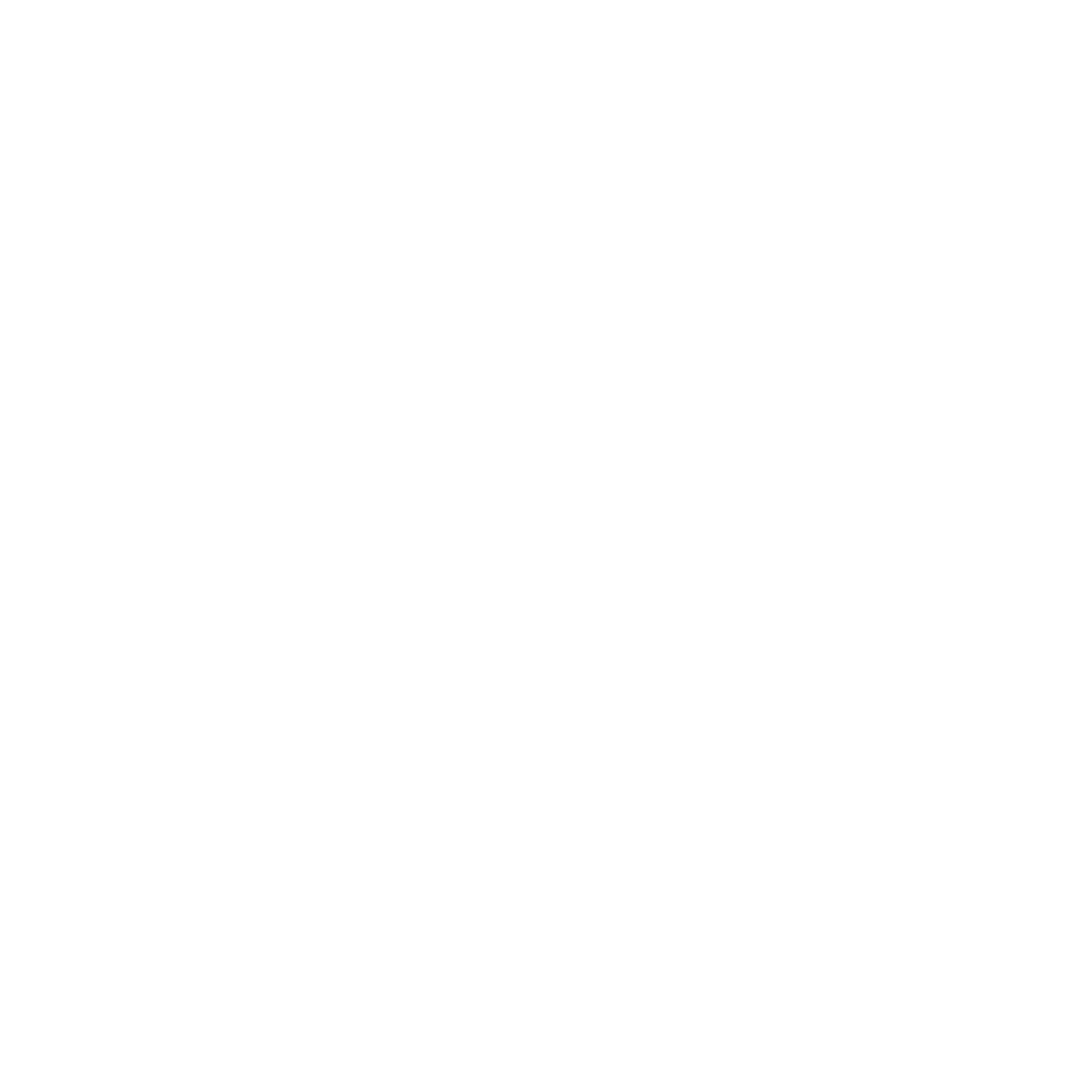 Brutalist Wine Bottle Logo #ffffff